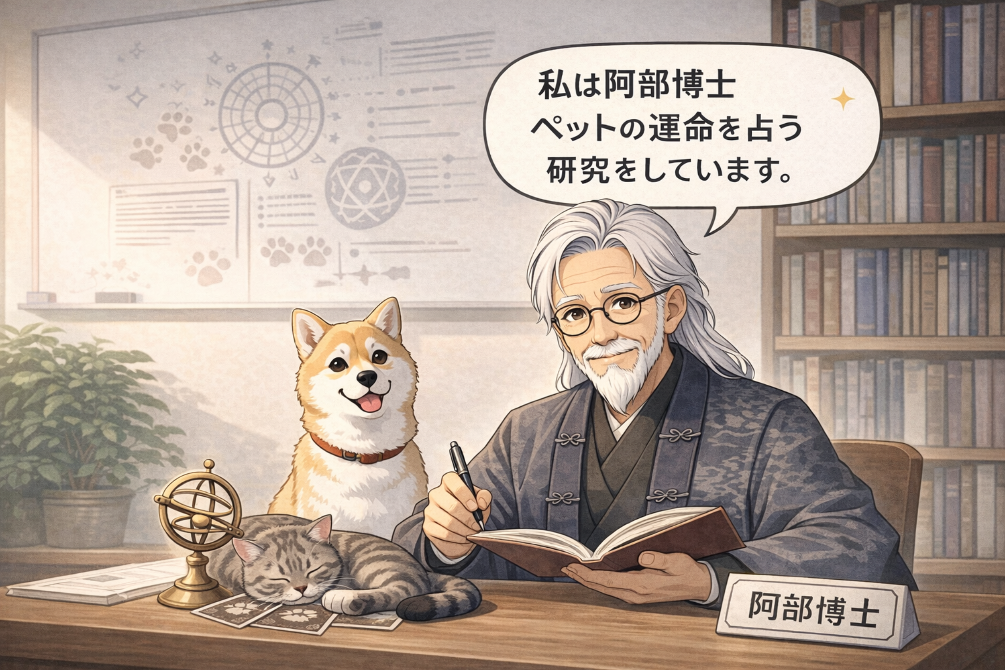 阿部博士とペット